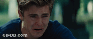 Zac Efron Crying GIF