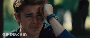 Zac Efron Crying GIF