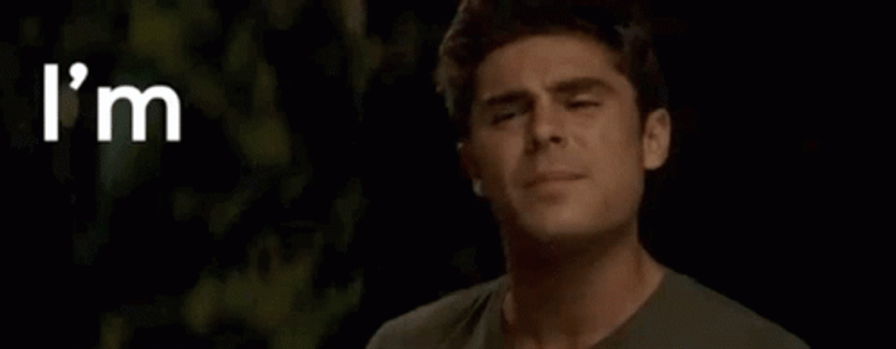Zac Efron Not Mad Just Disappointed GIF