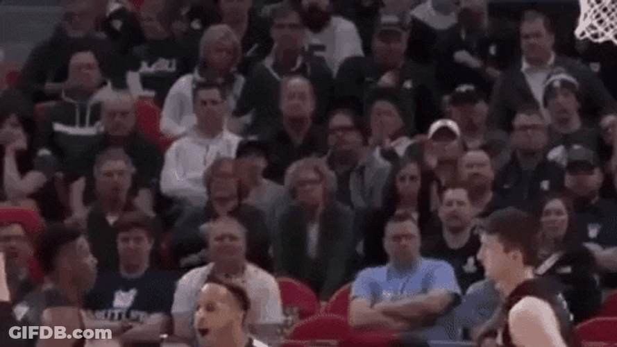 Zach Edey Fixing Hair Purdue GIF