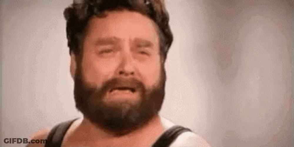 Zach Galifianakis Funny Face Crying GIF