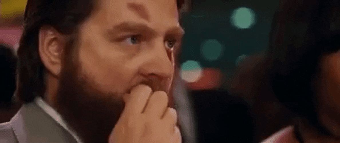 Zach Galifianakis Putting Lip Balm The Hang Over GIF