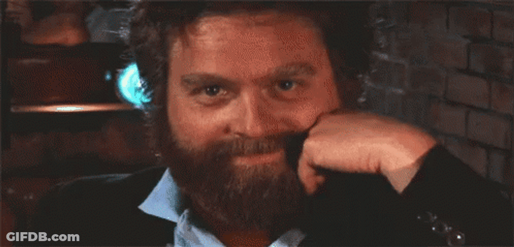 Zach Galifianakis Wicked Smile GIF