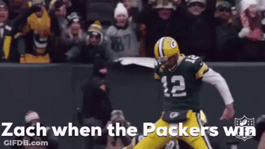 Zach When The Packers Win Meme GIF