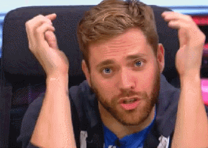 Zachary K. Eubank Shocked Actions GIF