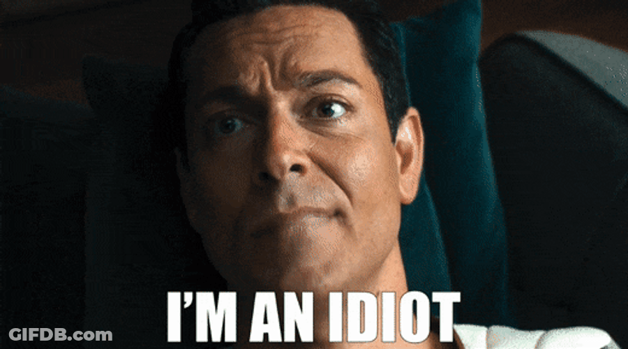 Zachary Levi What An Idiot Confession GIF