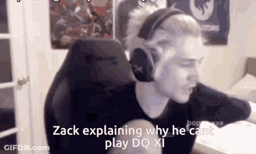 Zack Explaining Why He Can't Play Meme GIF