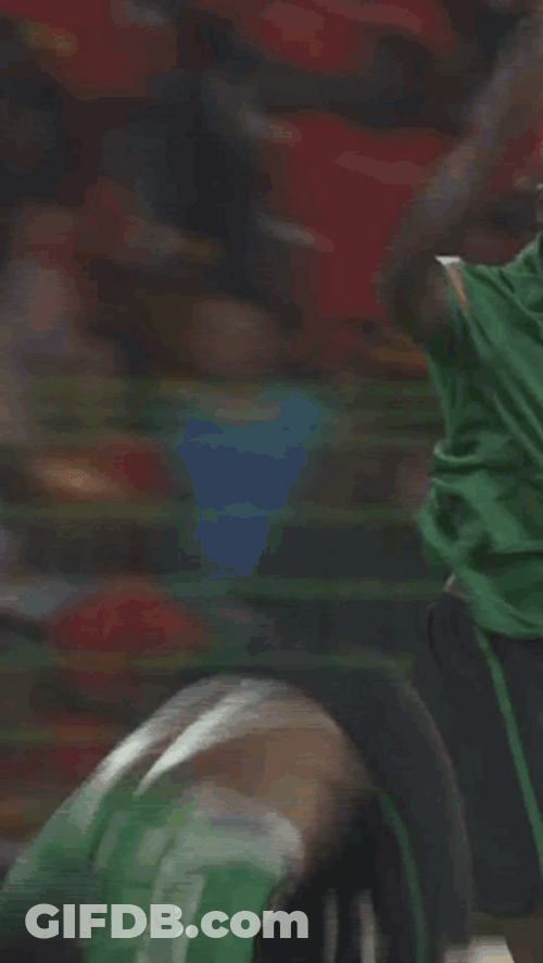 Zambia Footballer Incredible Somersaults GIF