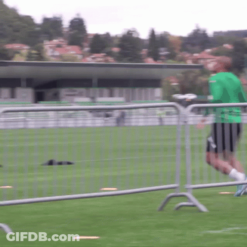 Zambian Player Spectacular Reverse Kick GIF