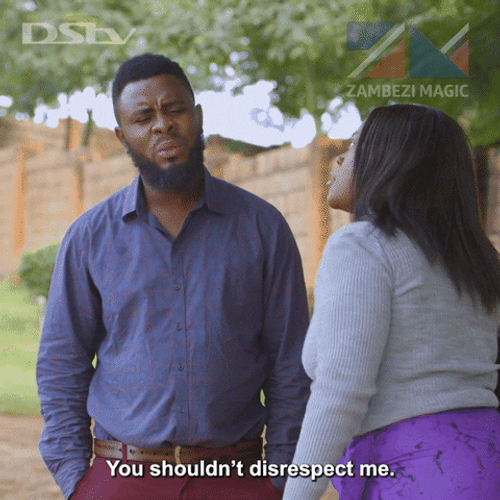 Zambian Soap Opera Slapping Scene GIF