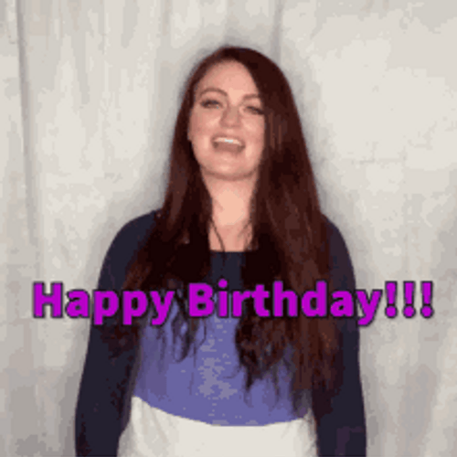 Zara Bagdasarian Singing Happy Birthday GIF