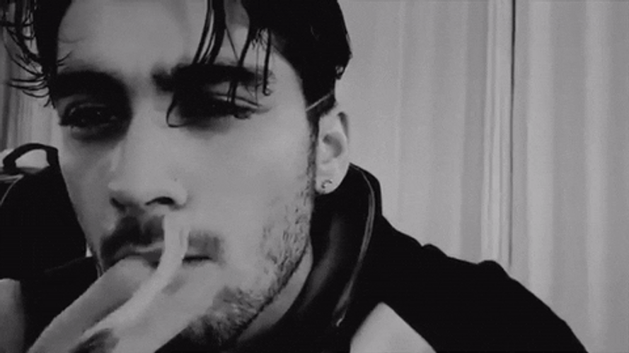 Zayn Malik Smoking GIF