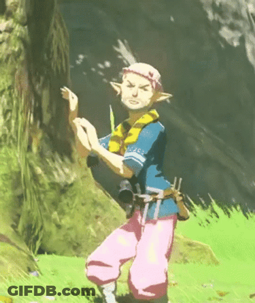 Zelda Link Goofy Dance GIF