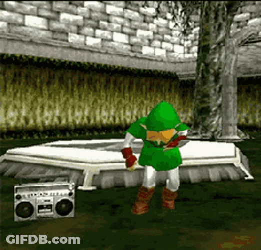 Zelda Link Hip Hop Dance GIF