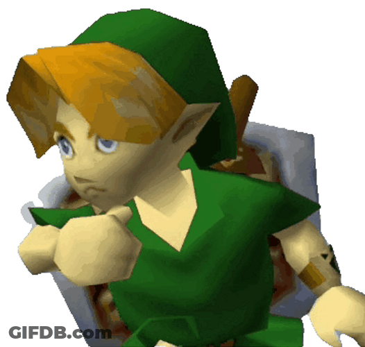 Zelda Link Moving Fast GIF