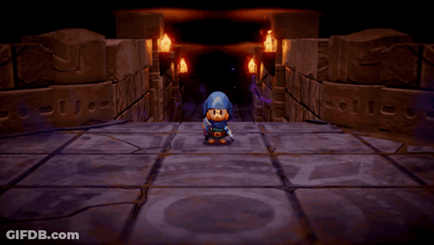 Zelda Link Removing Hat GIF