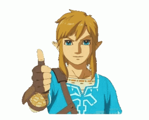 Zelda Link Thumbs Up GIF