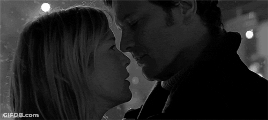 Zellweger And Firth Passionate Kissing In Bridget Jones GIF