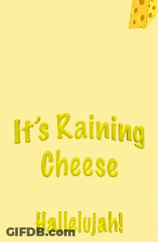 Zen Garden Raining Cheese GIF