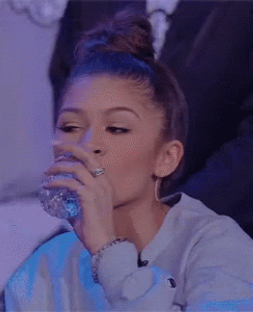 Zendaya Annoyed Glare GIF