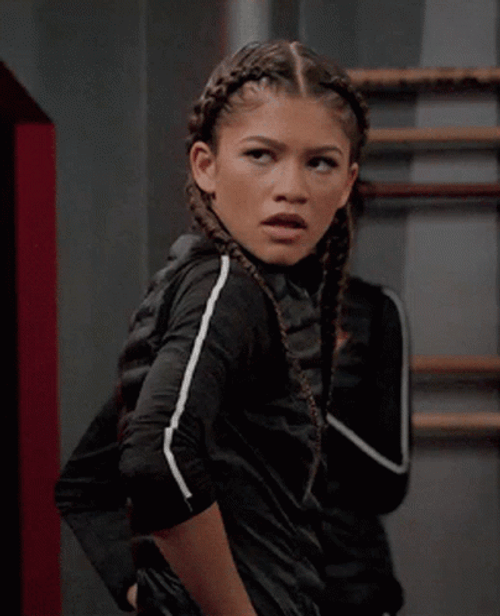 Zendaya Confusedly Thinking GIF
