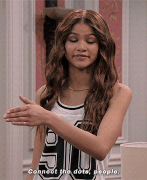 Zendaya Connect The Dots People GIF