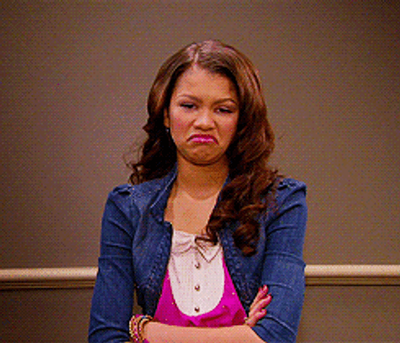 Zendaya Raising Her Eyebrow GIF