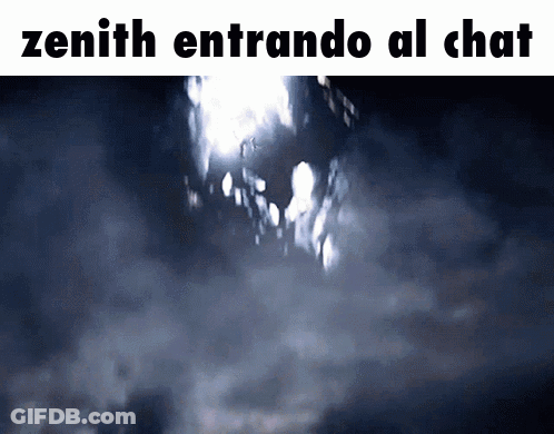 Zenith Entrando Al Chat Is Written On A White Background GIF