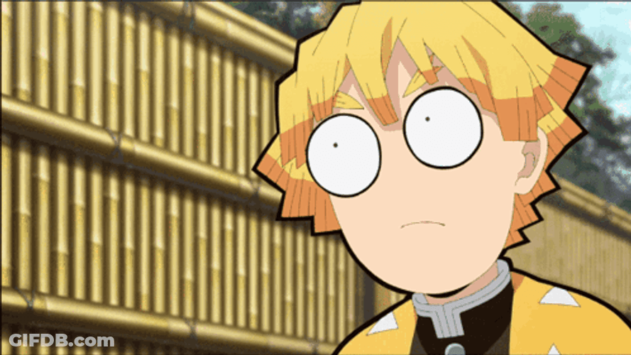 Zenitsu Agatsuma Demon Anime GIF