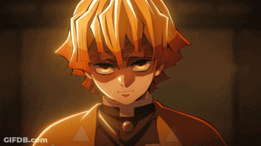 Zenitsu Agatsuma Kimetsu No Yaiba GIF
