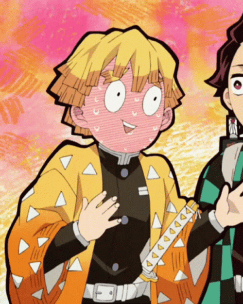 Zenitsu Agatsuma Sweating GIF