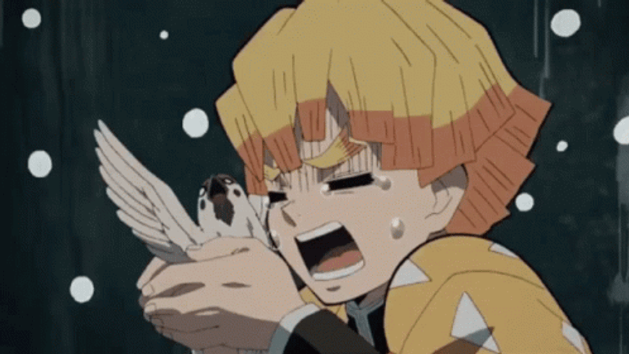 Zenitsu Bird Grip GIF