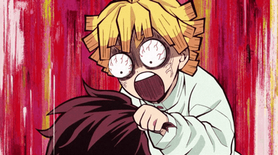 Zenitsu Enraged GIF