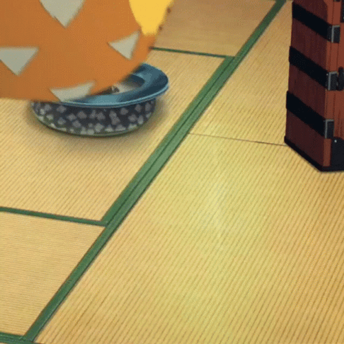 Zenitsu Falls Down Sleeping GIF