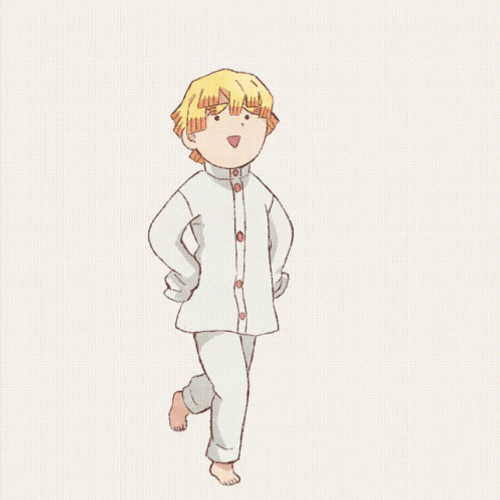 Zenitsu Marching Up GIF
