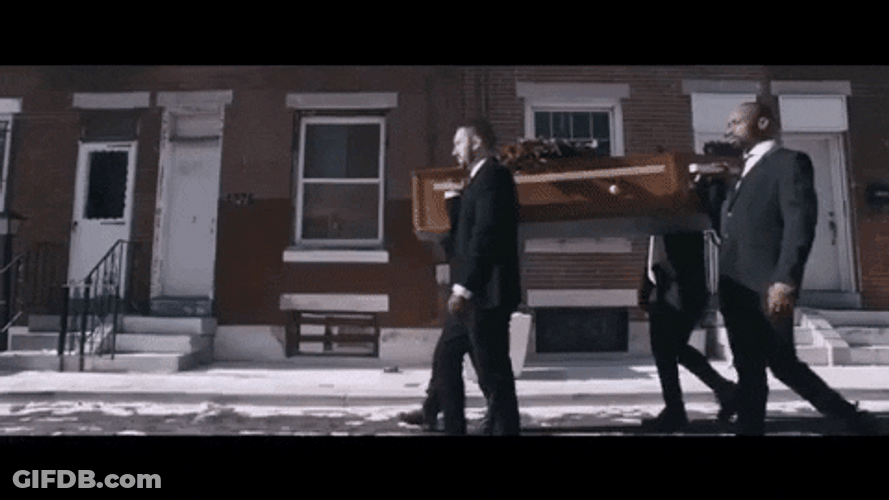 Zero Day Funeral Movie Scene GIF