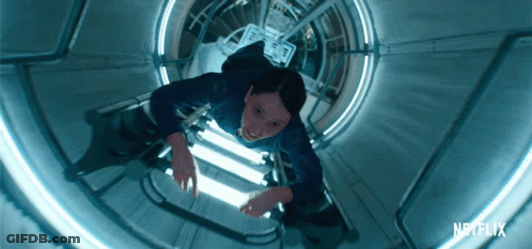 Zero Gravity Flying George Clooney GIF