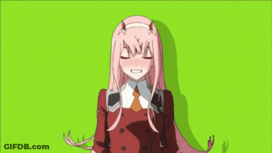 Zero Two Anime Girl Dancing GIF