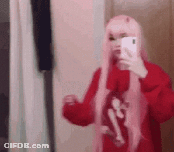 Zero Two Cosplayer Dance GIF