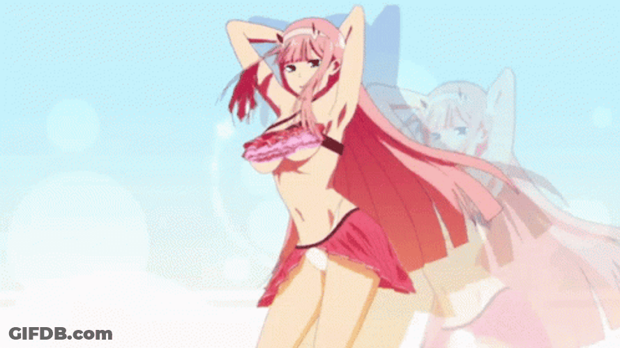Zero Two Dance By The Beach GIF