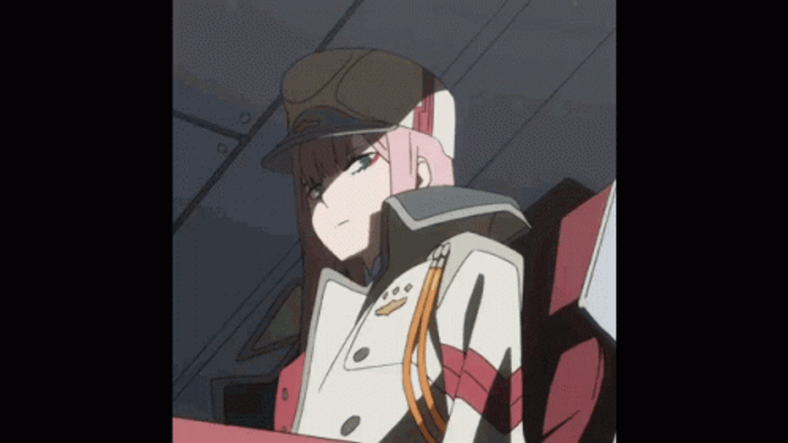 Zero Two Eerie Zoom Motion GIF
