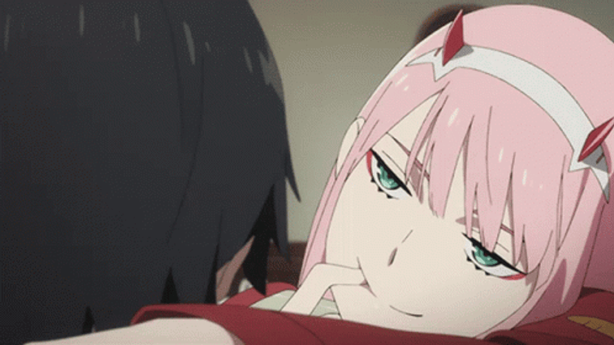 Zero Two Lovable Gaze GIF