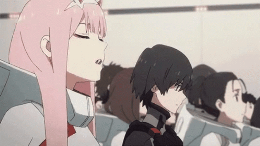 Zero Two Sleep Chanting GIF