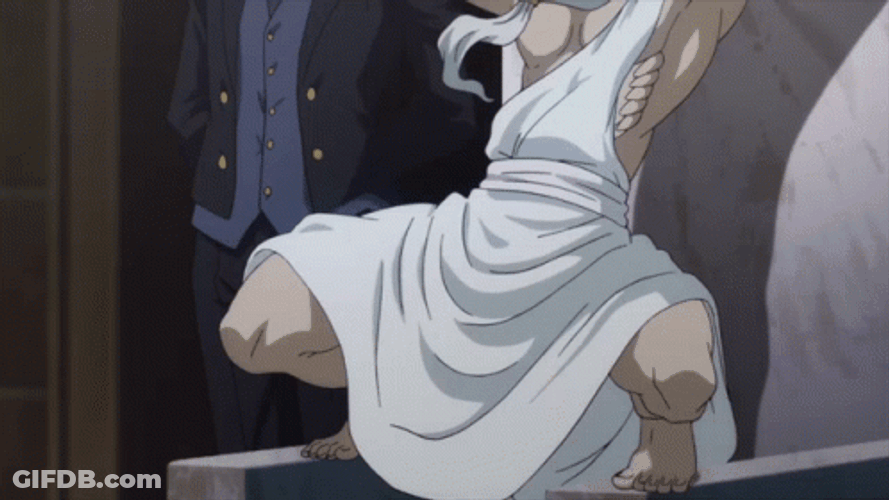 Zeus Anime Screaming GIF