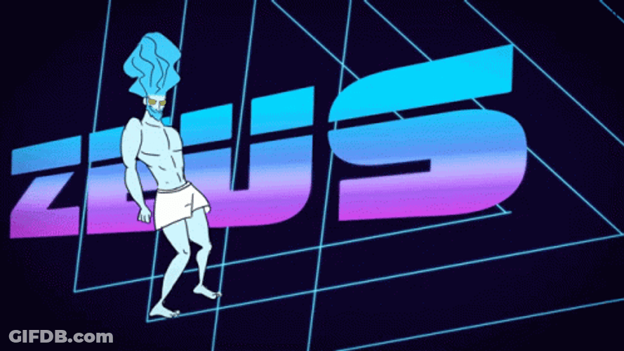 Zeus Dancing Oh Yeah GIF