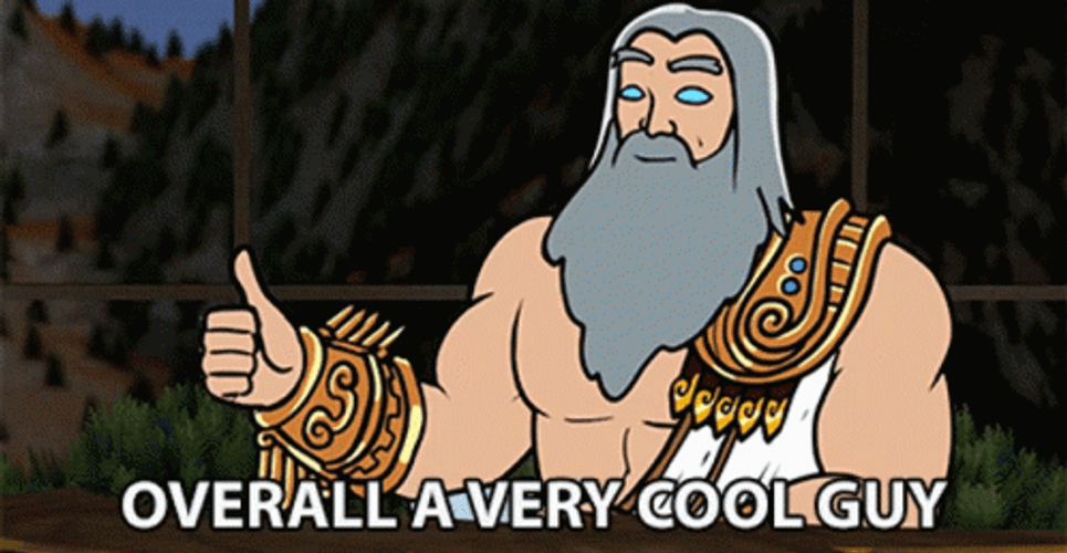 Zeus The Cool Guy GIF