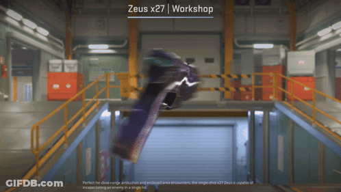 Zeus X27 Workshop Gun With Lightning GIF
