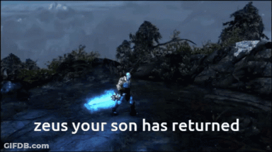 Zeus Your Son Has Returned GIF