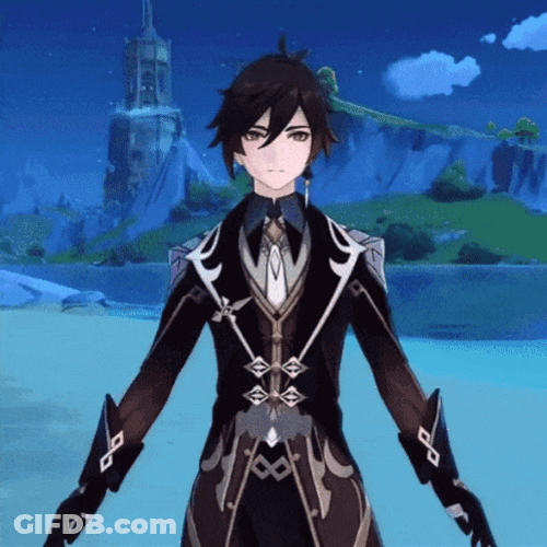 Zhongli Genshin Impact Close Up GIF