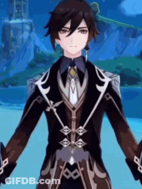 Zhongli Genshin Impact Vow GIF